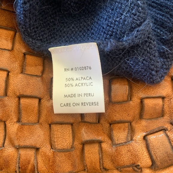 NOVICA Blue Alpaca Wool Acrylic Blend Sweater - Picture 5 of 5